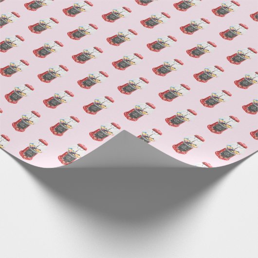 Gumbalmachine Cadeaupapier (Hoek)