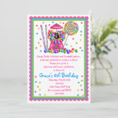 Gumbalmachine en Snoep Kaart (Staand voorkant)