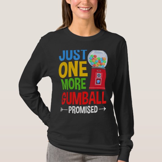 Gumbalmachine Gum Ball Bubble Kauwgom T-shirt (Voorkant)