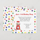 Gumbalmachine Kaart (Voorkant / Achterkant)