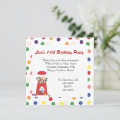 Gumbalmachine Kaart (Staand voorkant)