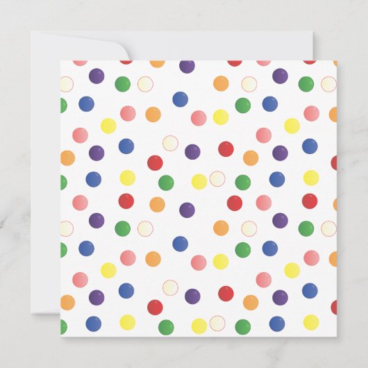 Gumbalmachine Kaart (Achterkant)