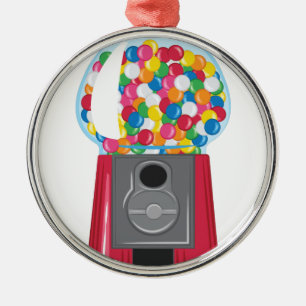 Gumbalmachine Metalen Ornament