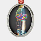Gumbalmachine Metalen Ornament (Links)