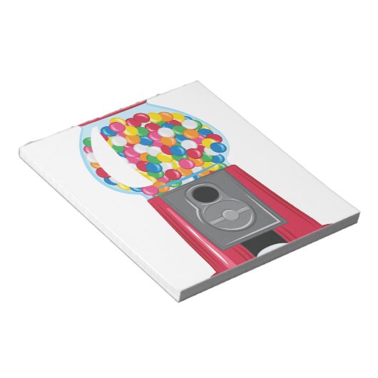 Gumbalmachine Notitieblok (Schuin)