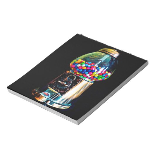 Gumbalmachine Notitieblok (Linkerzijde)