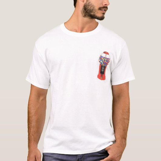 Gumbalmachine T-shirt (Voorkant)
