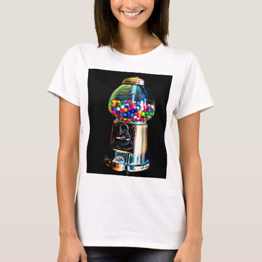 Gumbalmachine T-shirt (Voorkant)