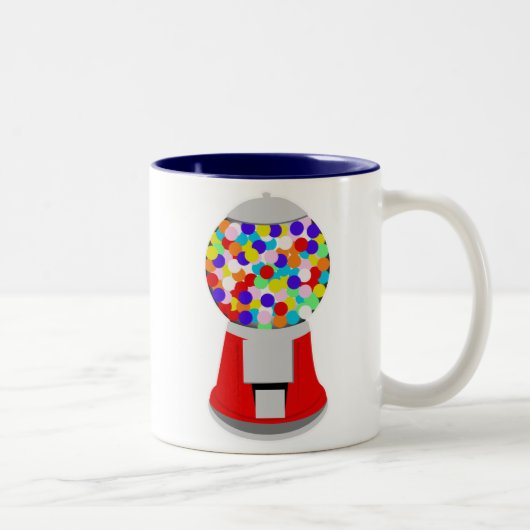 Gumbalmachine Tweekleurige Koffiemok (Rechts)