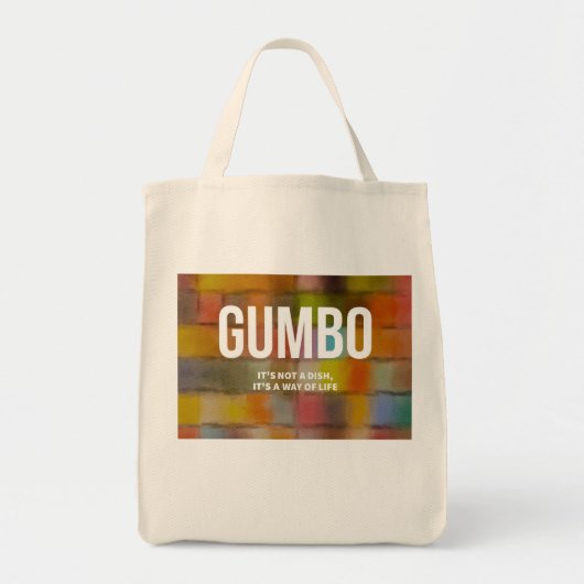 Gumbo Canvas tas (Voorkant)