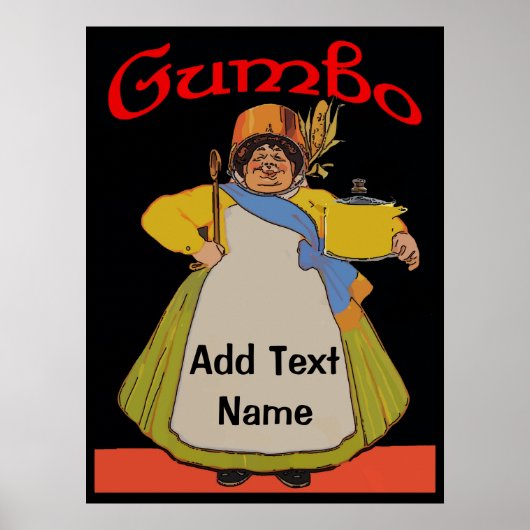 Gumbo Cook Poster (Voorkant)