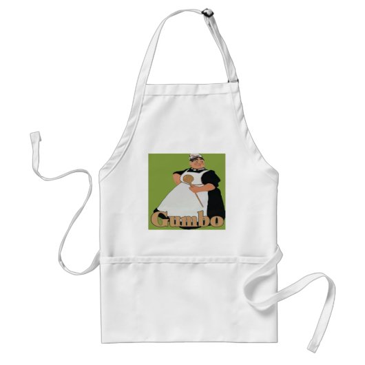 Gumbo Cook Standaard Schort (Voorkant)