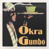 Gumbo Glass Onderzetter Glazen Onderzetter (Voorkant)