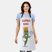 "Gumbo King" Apron Schort (Gedragen)