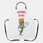 "Gumbo King" Apron Schort (Voorkant)