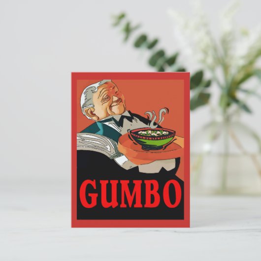 Gumbo,  ober briefkaart (Staand voorkant)
