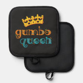 Gumbo Queen Louisiana of Creole Cook Pannenlap (Voorkant / Achterkant)