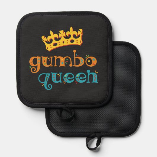 Gumbo Queen Louisiana of Creole Cook Pannenlap (Voorkant / Achterkant)