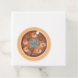 Gumbo Soup Louisiana LA New Orleans NOLA Food Bedankjes Labels