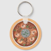 Gumbo Soup Louisiana LA New Orleans NOLA Food Sleutelhanger (Achterkant)