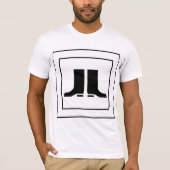 Gumboot Sign Mannen T-Shirt (Voorkant)