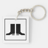 Gumboot Sign Sleutelhanger (Achterkant)