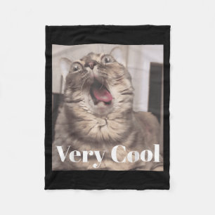 Gumbus Zeer Cool Grappige Kat Meme Dierenliefhebbe Fleece Deken