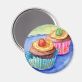 Gumdrop Cupcakes Magneet (Voorkant / Achterkant)