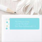 Gumdrop Retouradres Label (blauw) (Insitu)