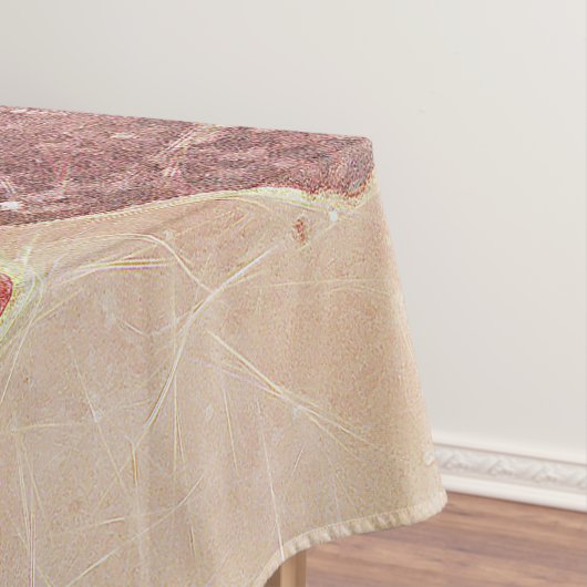 Gumdroppen in de sneeuwtafels tafelkleed (Voorbeeld)