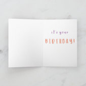 GUMDROPS BIRTHDAAGSKAART KAART (Binnen)