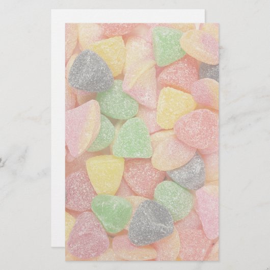 Gumdrops briefpapier (Voorkant / Achterkant)
