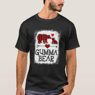 Gumma Beer Kerstmis Pajama Red Pset Buffalo Fami T-shirt
