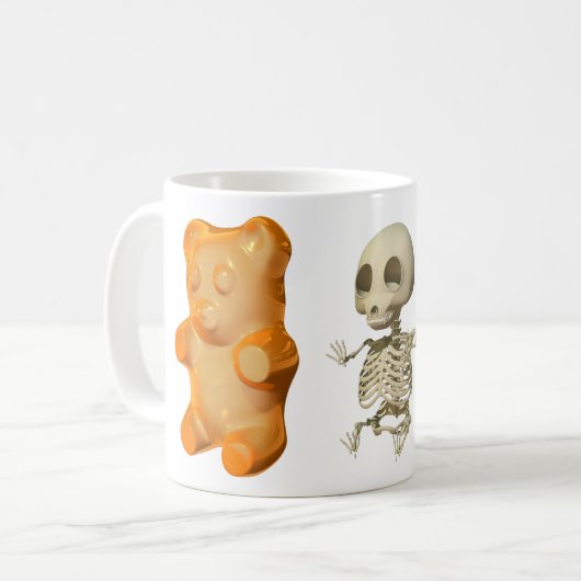 Gummi Beer Anatomie Triptische Mok (Voorkant links)