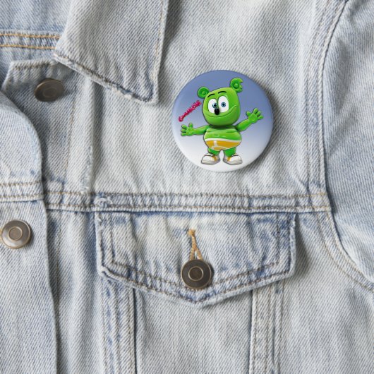 Gummibär Button op blauw (In situ)