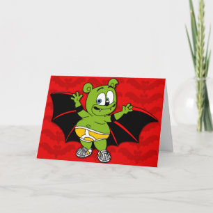 Gummibär is een Vampire Halloween Card Kaart
