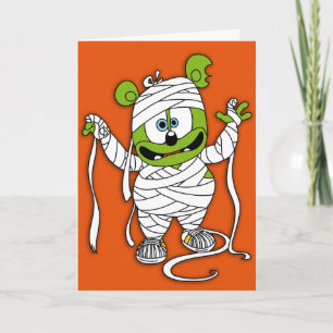 Gummibär Mummy Halloween Kaart