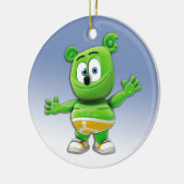 Gummibär Round kerstboomversiering Keramisch Ornament (Links)
