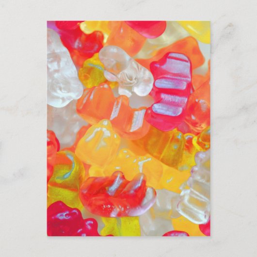 Gummibärchen Briefkaart (Voorkant)