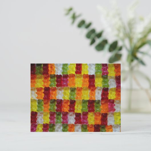 Gummibärchen Briefkaart (Staand voorkant)