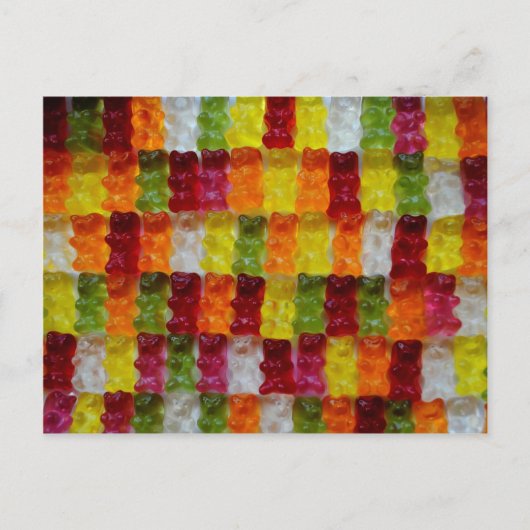 Gummibärchen Briefkaart (Voorkant)