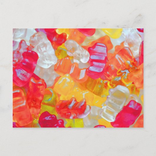 Gummibärchen Briefkaart (Voorkant)