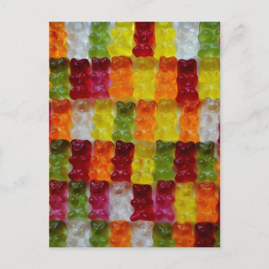 Gummibärchen Briefkaart (Voorkant)