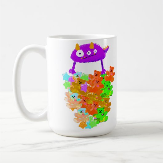 Gummibeer Oogst Monster Koffiemok (Links)