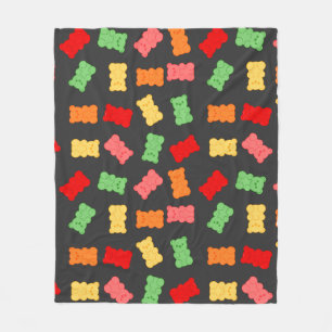Gummibeerpatroon Fleece Deken