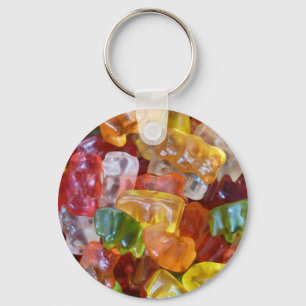 Gummibeertjes Achtergrond Sleutelhanger