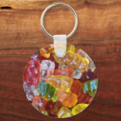 Gummibeertjes Achtergrond Sleutelhanger (Voorkant)