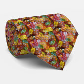 Gummibeertjes Achtergrond Stropdas (Opgerold)