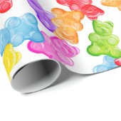 Gummie-Beren van LAD Cadeaupapier (Rol Hoek)