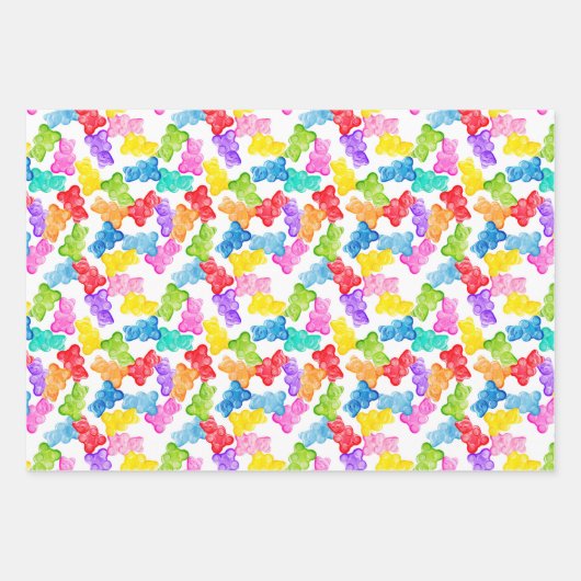 Gummie-Beren van LAD Inpakpapier Vel (Voorkant)